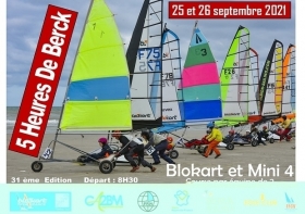 5 HEURES de BERCK le 25 et 26 SEPTEMBRE 2021 - Blokart Team France