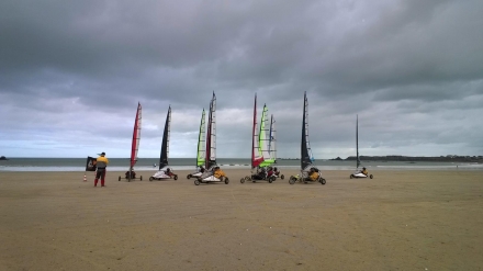 La Brévin'S Cool à St-Malo Février 2014 - Blokart Team France