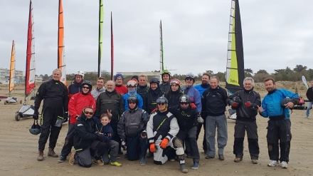 2éme Grand Prix à St BREVIN le 11 et 12 Mars 2023 - Blokart Team France